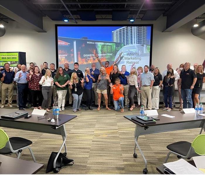 Photo of SERVPRO Marketing Teams at training in Atlanta, Georgia